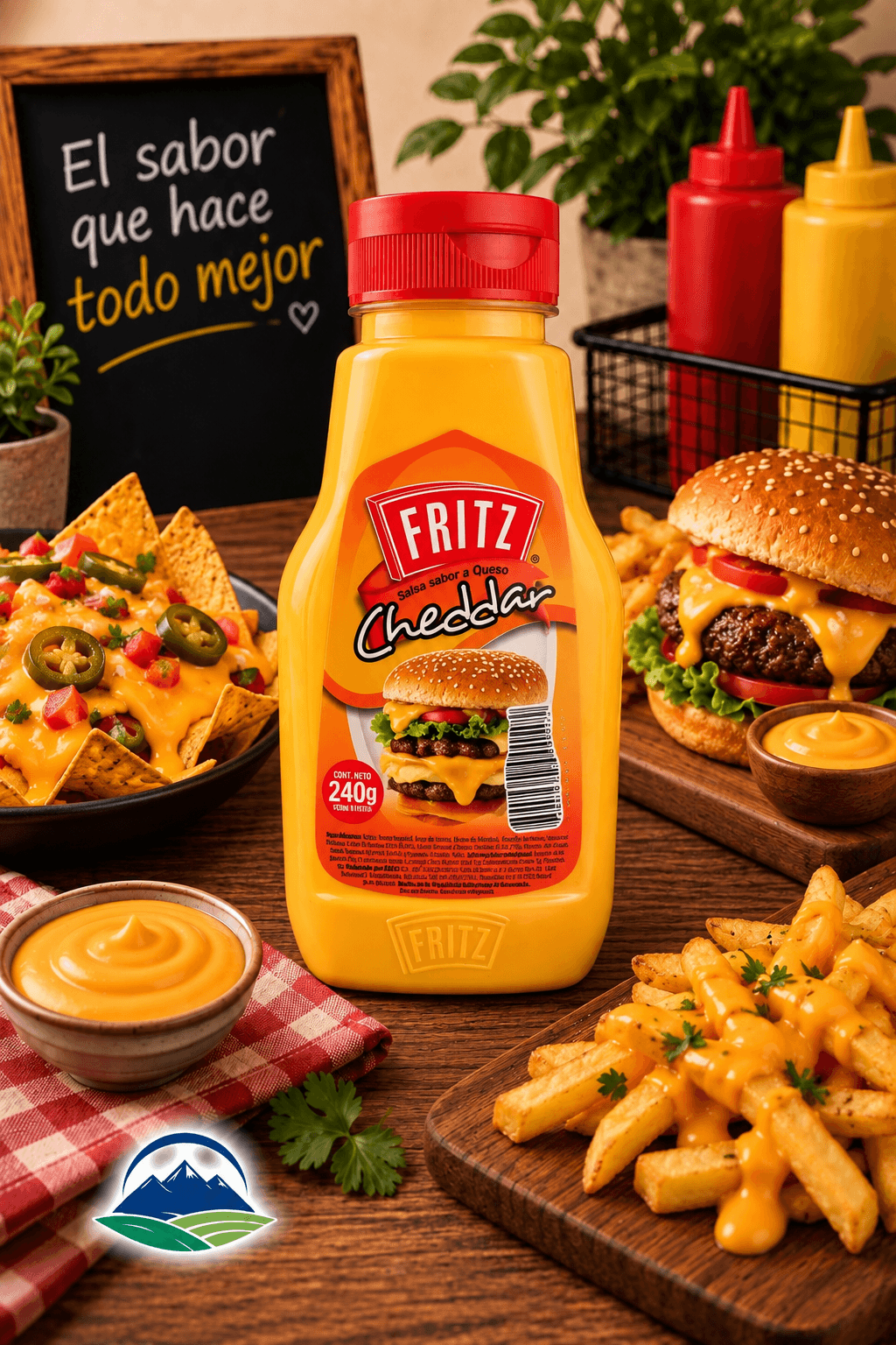 Fritz Cheddar Sauce 12x250gr