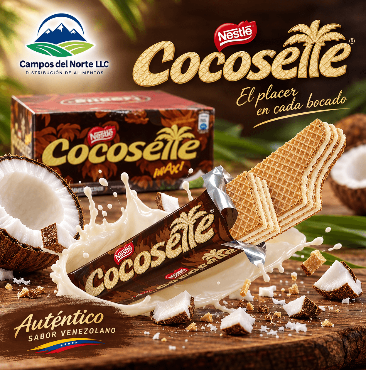 Cocosette Wafer 18x50